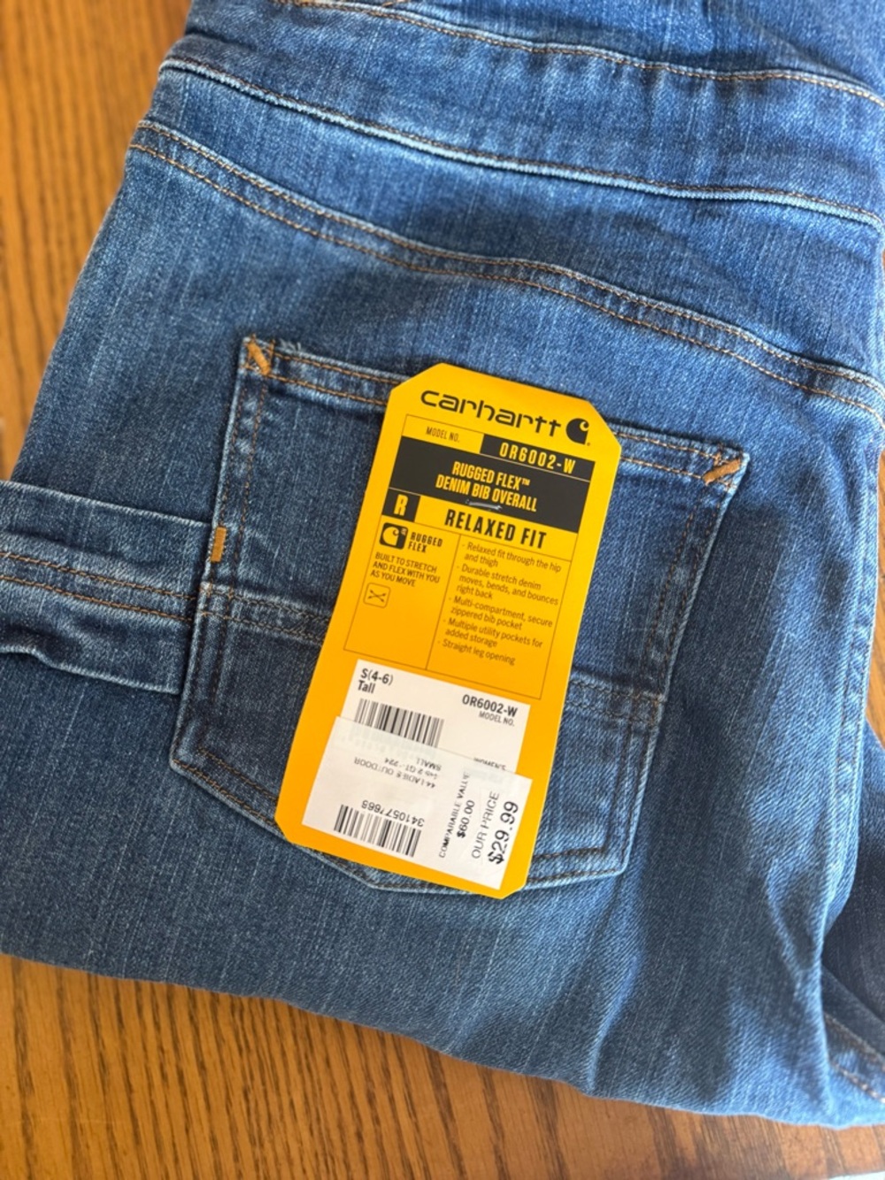 New Women’s Carhartt Jean Overalls - Picture 2 of 2